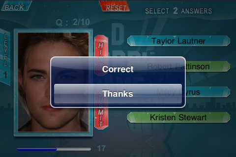 Screenshot D Morph Game – Celebrity Visual Face Trivia Lite Screenshot D Morph Game – Celebrity Visual Face Trivia Lite